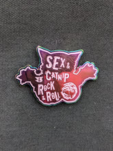 Load image into Gallery viewer, Sex & Catnip & Rock n Roll Enamel Pin