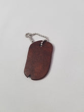 Load image into Gallery viewer, Distressed Leather dogtag