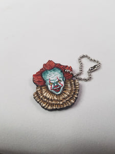 Pennywise the Clown Leather Art Tag