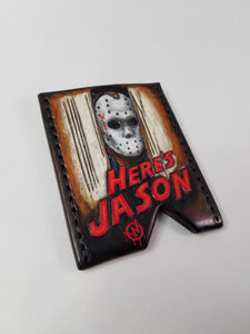 Shining and Friday the 13th Fan Art Mashup Slim Wallet