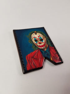 Joker and Jason Fan Art Mashup Slim Wallet