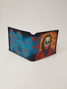 The Joker and Jason Vorhees Fan Art Mashup 7 Pocket Wallet