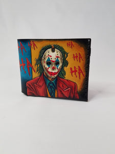 The Joker and Jason Vorhees Fan Art Mashup 7 Pocket Wallet