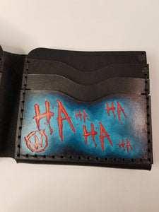 The Joker and Jason Vorhees Fan Art Mashup 7 Pocket Wallet