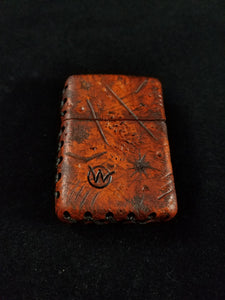 Distressed Leather Lighter