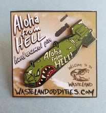 Load image into Gallery viewer, Aloha From Hell / Flying Tiger Bomb - Hard Enamel Pin