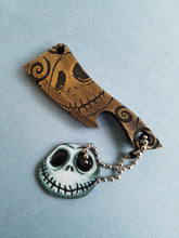 Load image into Gallery viewer, Jack Skellington Etched Brass Beverage Cleaver