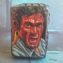 Load image into Gallery viewer, Ash - Evil Dead - Bruce Campbell Leather Lighter