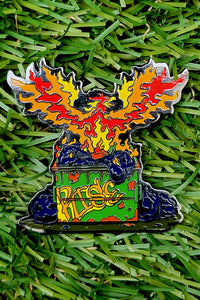 Dumpster Fire Phoenix, an FTW Hard Enamel Pin