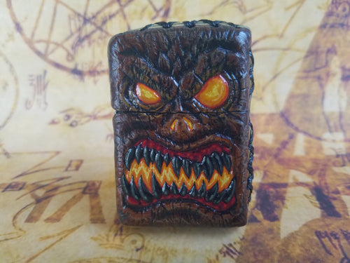 Necronomicon Leather Lighter