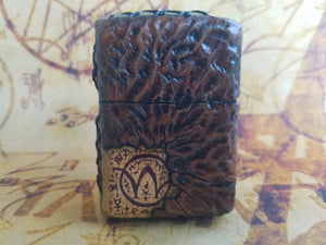 Necronomicon Leather Lighter