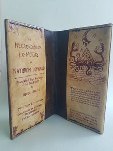 "Necronomicon" Leather Notebook Cover