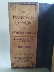 "Necronomicon" Leather Notebook Cover