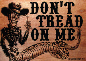 Don't Tread On Me 12"x18" paper art print