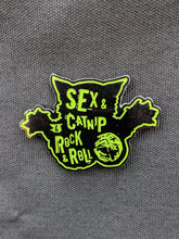 Load image into Gallery viewer, Sex &amp; Catnip &amp; Rock n Roll Enamel Pin