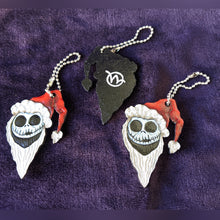 Load image into Gallery viewer, Jack Skellington Santa Leather Art Tag